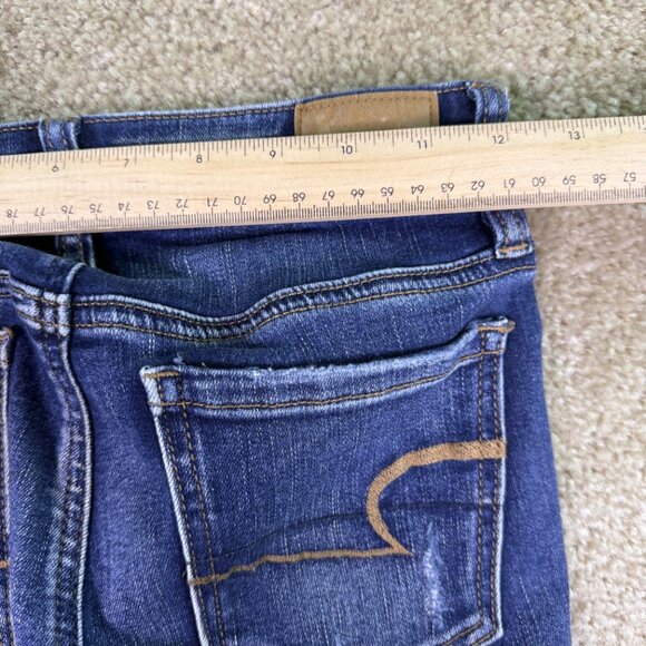 American Eagle Next Level Stretch Low Rise Jegging Crop Size 00 24x28 E799 - Picture 11 of 15